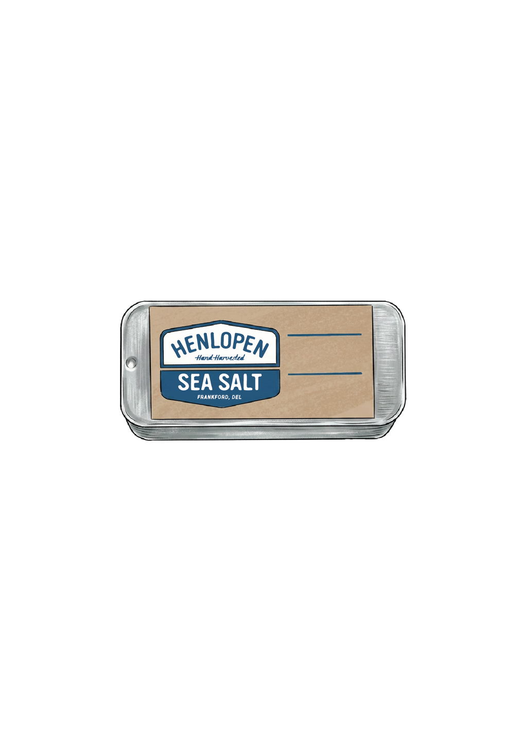 Flake Henlopen Sea Salt Tin