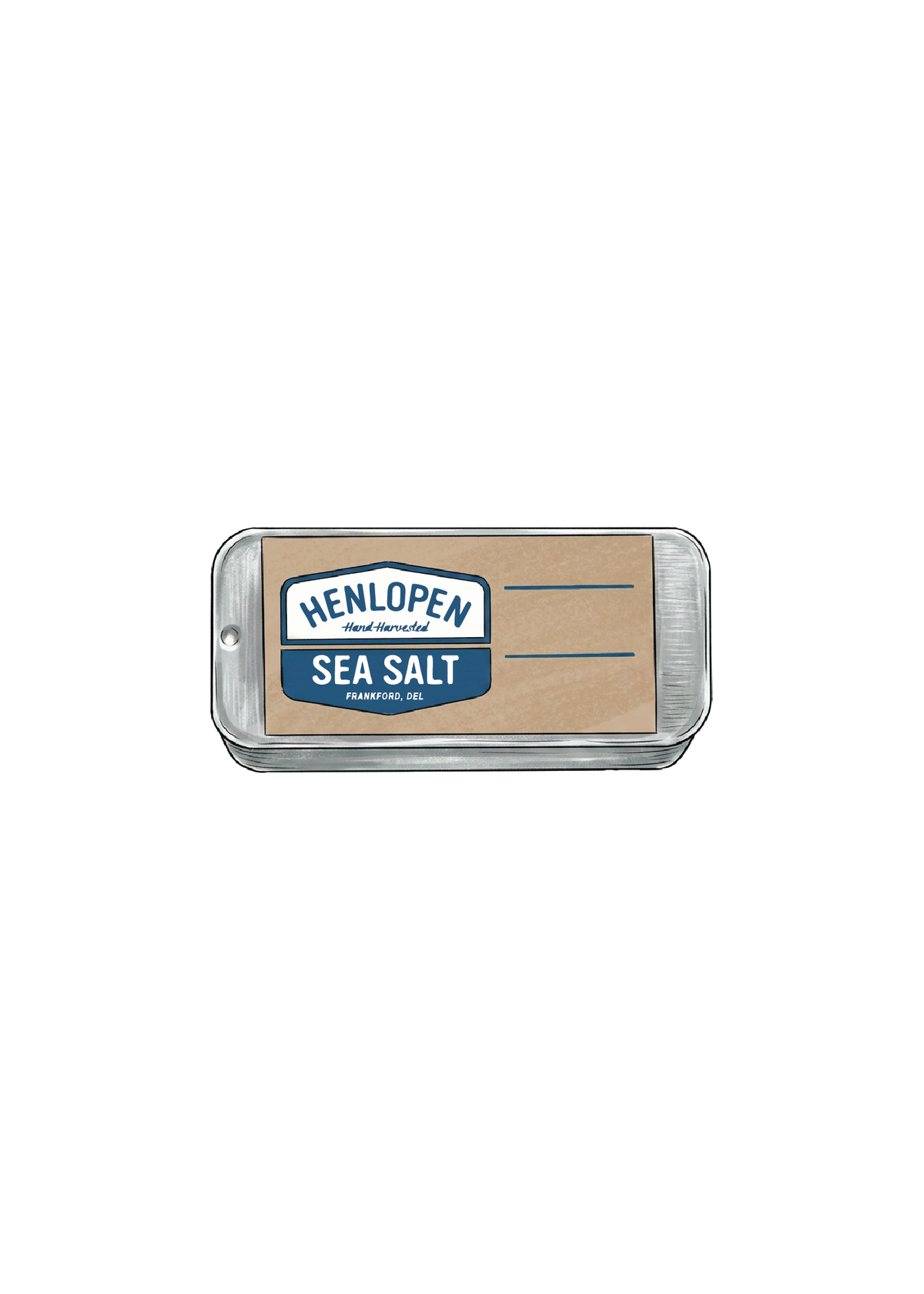 Flake Henlopen Sea Salt Tin