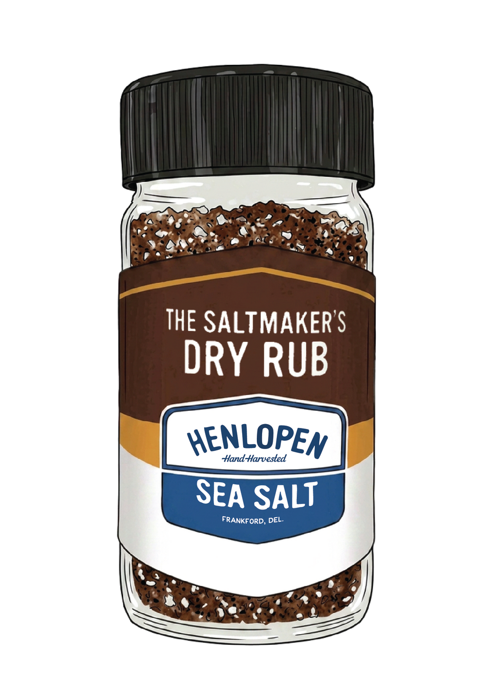 Henlopen Dry Rub Jar 2.5oz
