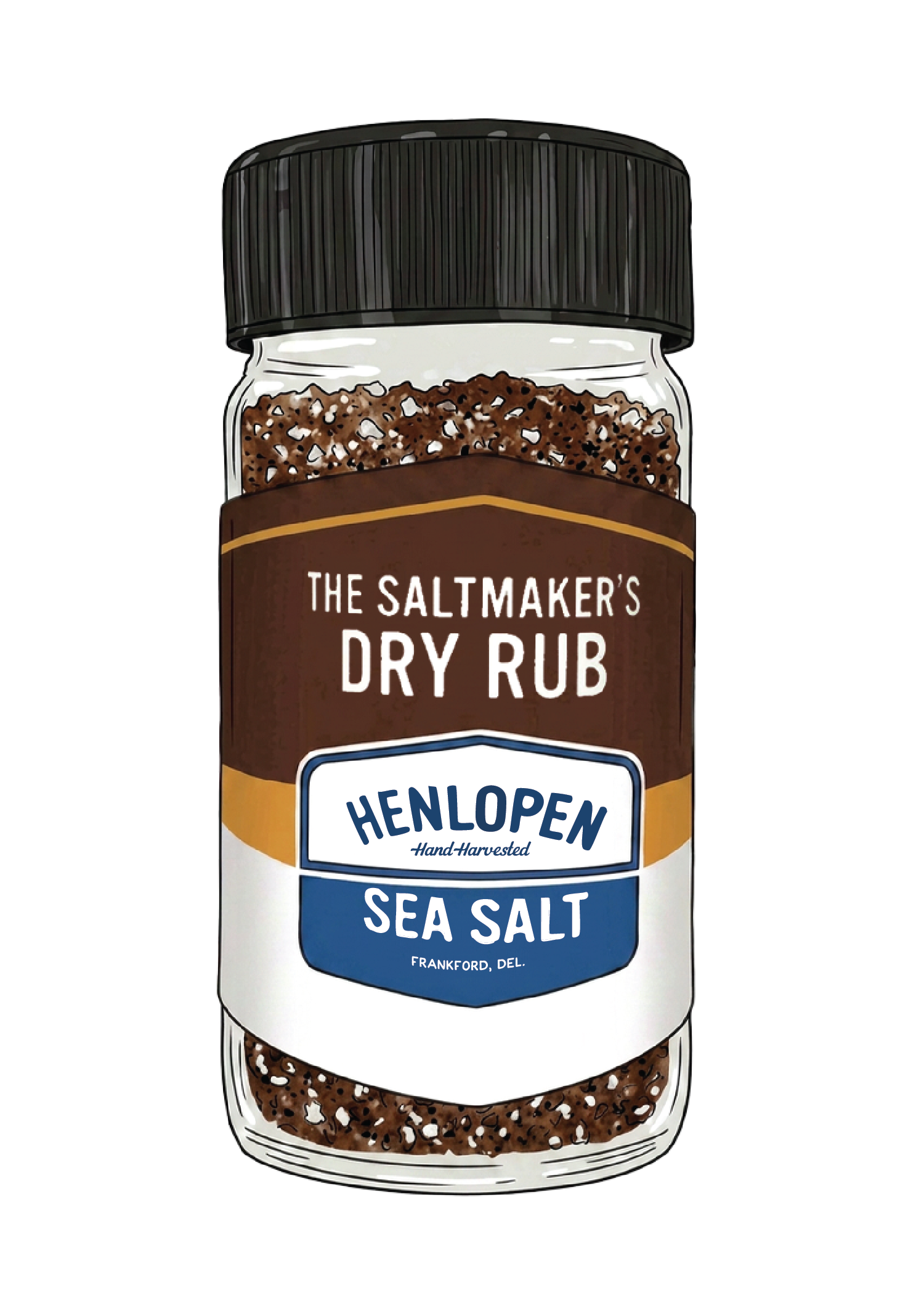 Pouch Dry Rub Henlopen Sea Salt