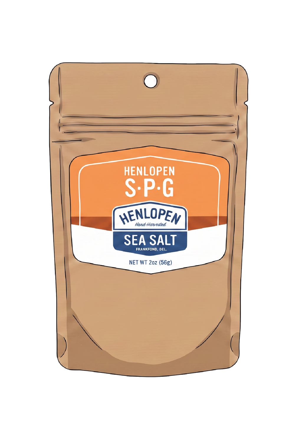 Pouch S-P-G Henlopen Sea Salt