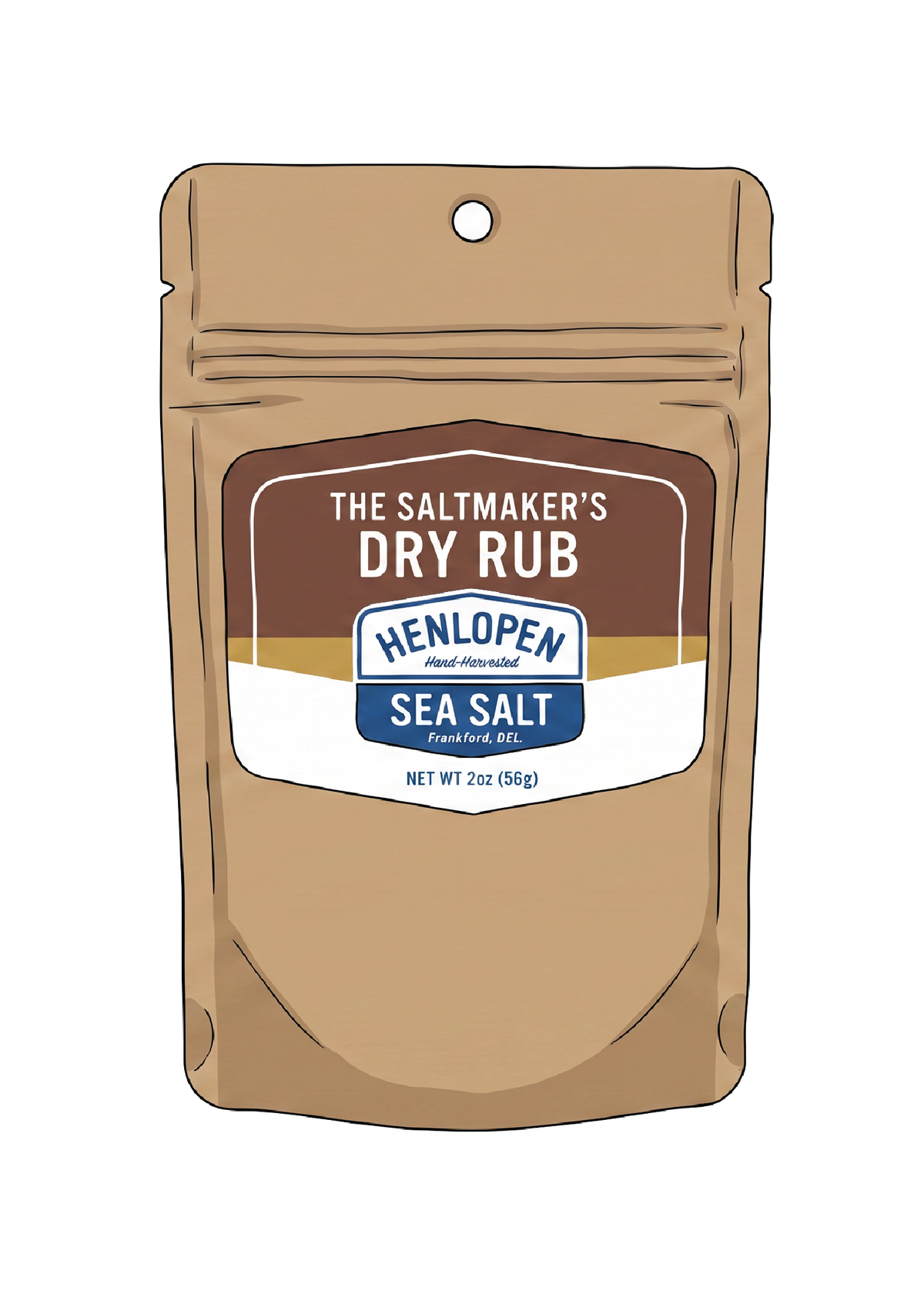 Henlopen Dry Rub Jar 2.5oz